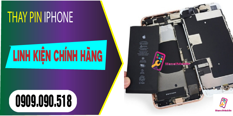 Hình 3: Thay Pin linh kiện chính hãng tốt nhất tại Hanoimmobile